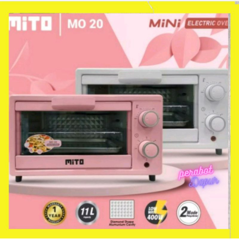 Jual Mito Oven Listrik Mito Mini Electric Oven MITO MO 20 Kapasitas 11