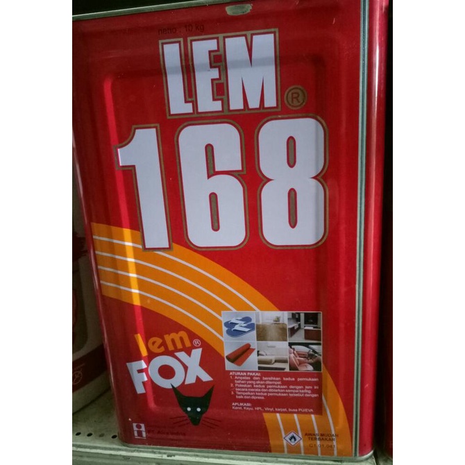 Jual Lem Fox 168 Blek Lem Kuning 10kg Shopee Indonesia 9776