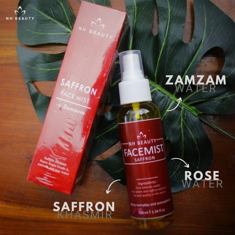Jual Face Mist Saffron Khasmir + Zam zam + Box safron Super Negin A 100