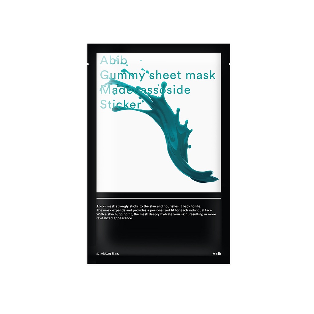 Jual ABIB Gummy Sheet Mask Madecassoside Sticker 1ea | Shopee Indonesia
