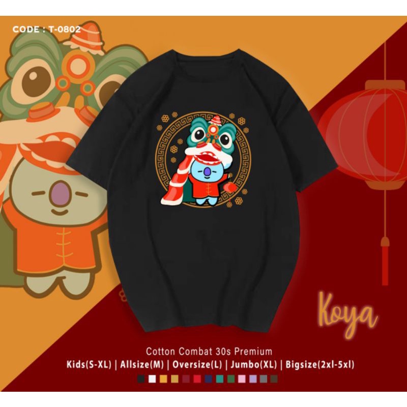 Jual KAOS IMLEK BT21 KOYA BARONGSAI/KAOS KATUN EDISI IMLEK B T S ...