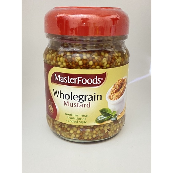 Jual Masterfoods Wholegrain Mustard Sauce 175gr Masterfood Whole Grain Shopee Indonesia
