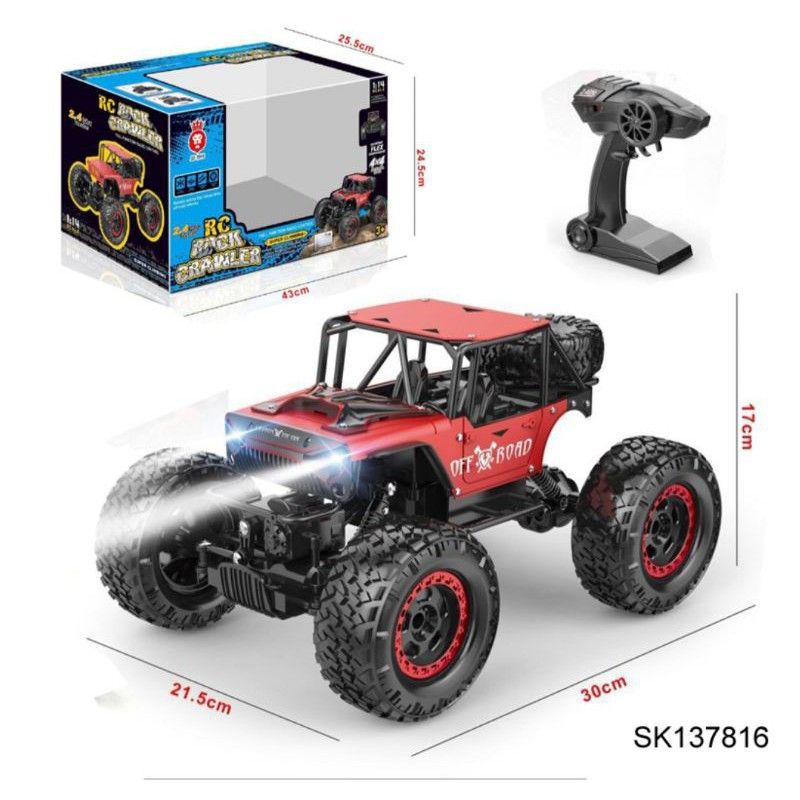 Jual MOBIL RC JEEP ROCK CRAWLER BAN BESAR 1:14 MOBIL RC | Shopee Indonesia