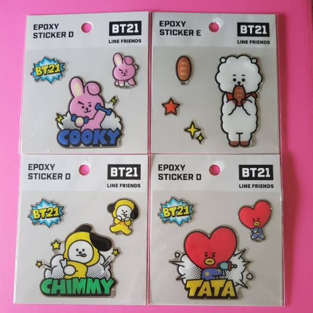 Jual BT21 x Monopoly OFFICIAL Sticker Timbul | Shopee Indonesia