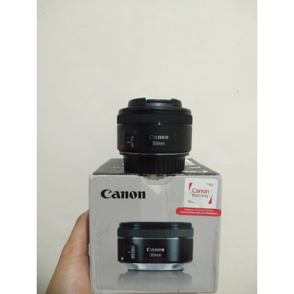 Jual Lensa Fix Canon Stm Mm Full Set Shopee Indonesia