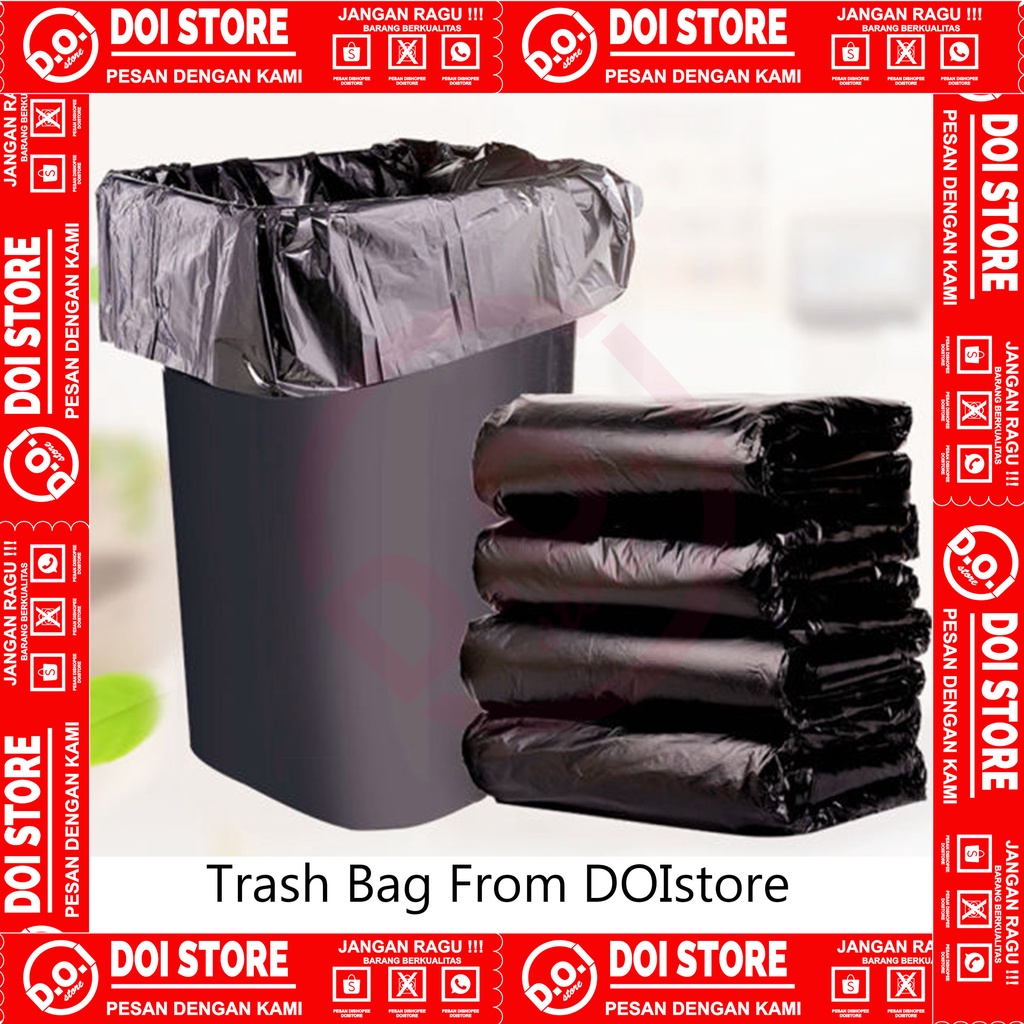 Jual Kantong Plastik Sampah Trash Bag Plastik Sampah Hitam Termurah Shopee Indonesia 7112