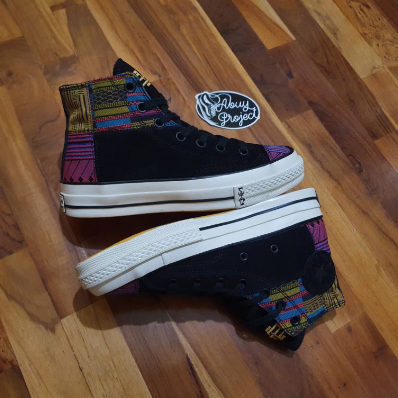 Converse Chuck Taylor All Star 70s Hi Patchwork BHM Converse BHM 70s BHM  70s Hi BHM Converse Patchwork BHM Converse 70s Hi Patchwork BHM