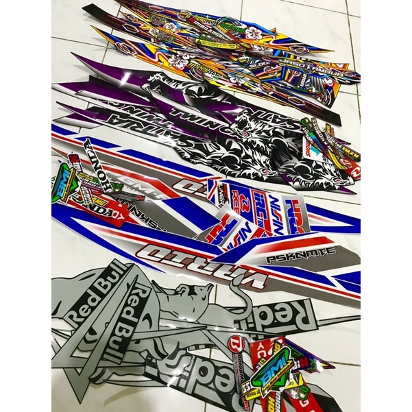 Jual striping/decal custom all motor | Shopee Indonesia