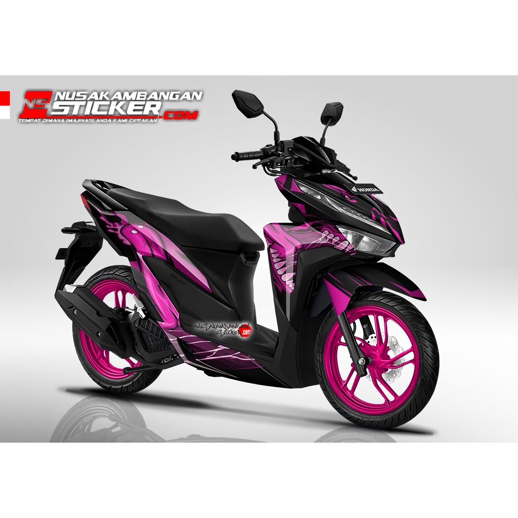 Jual Decal Stiker Motor Honda Vario 150 Full Body Snake Racing Team