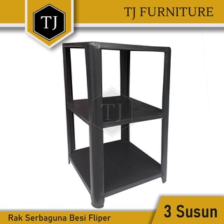 Jual Flipper Rak Dispenser Besi / Rak Serbaguna / Rak Besi 3 Susun ...