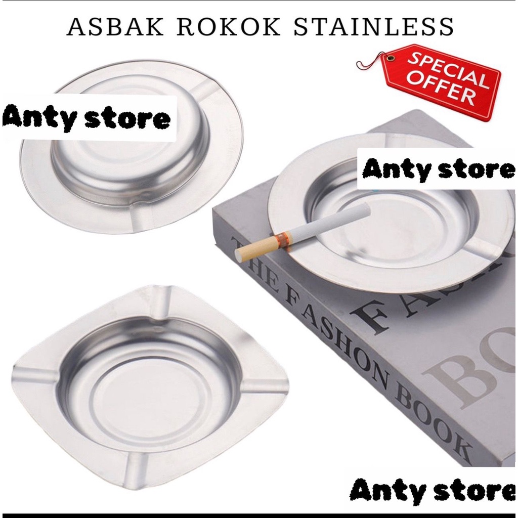 Jual Asbak Rokok Stainless Steel Asbak Puntung Rokok Asbak Rokok Murah Shopee Indonesia