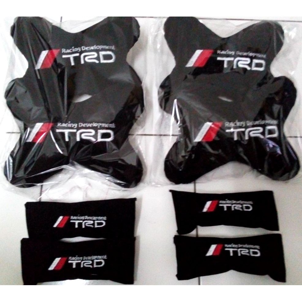 Jual Bantal Mobil headrest sandaran kepala Toyota Racing Development ...