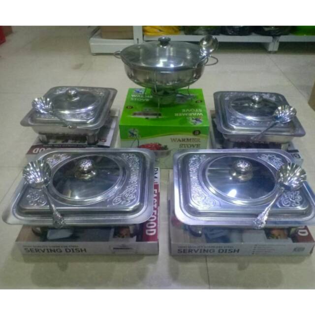 Jual Prasmanan Set Stainless Steel | Shopee Indonesia