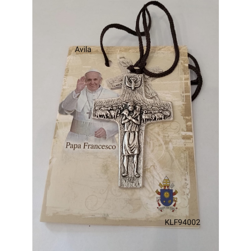 Jual Aksesoris Rohani Kalung Salib Pope Fancis Toko Rohan | Shopee ...