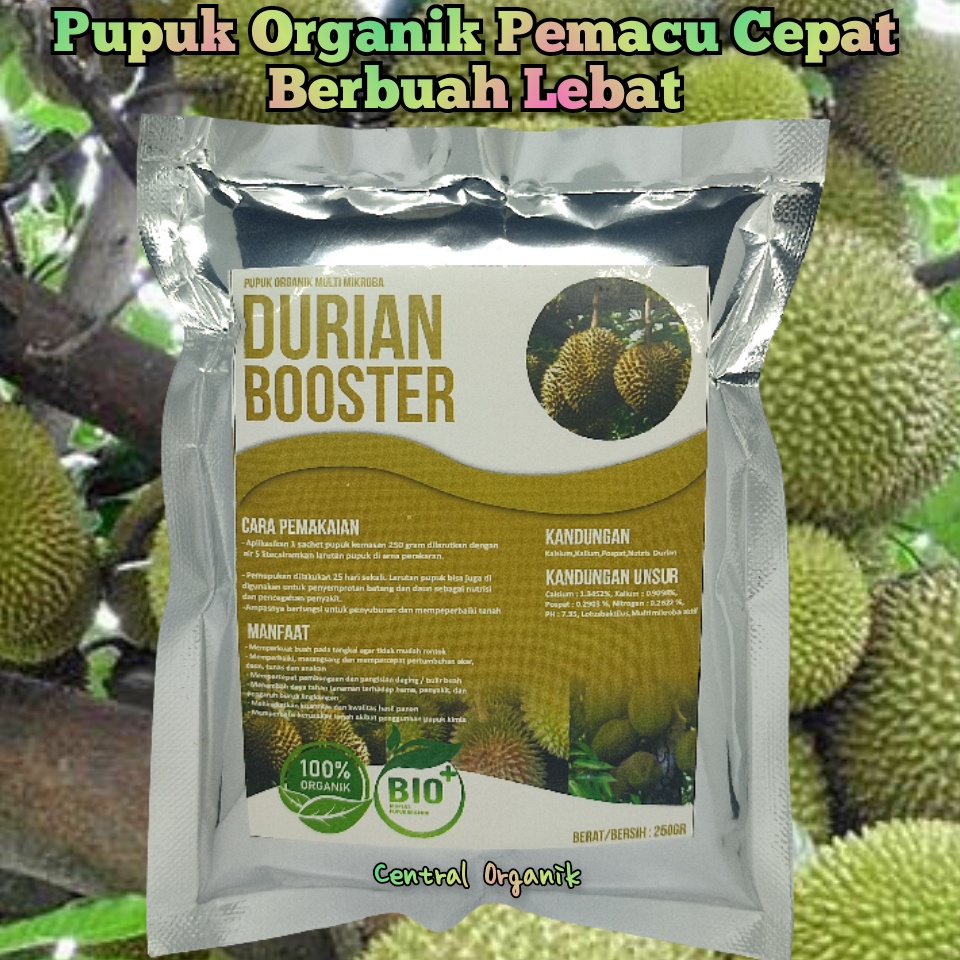 Jual Pupuk Booster Durian Organik Pemicu Cepat Berbuah Lebat Besar Dan