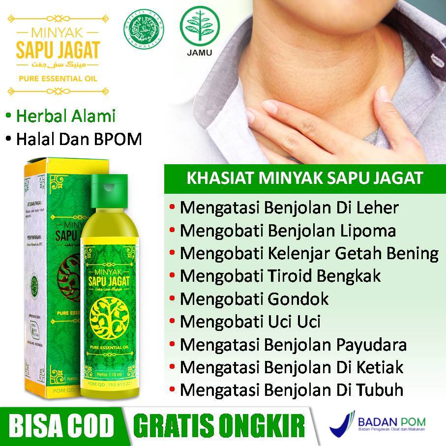 Jual Obat Oles Benjolan Di Leher, Minyak Sapu Jagat Original, Pengempis ...