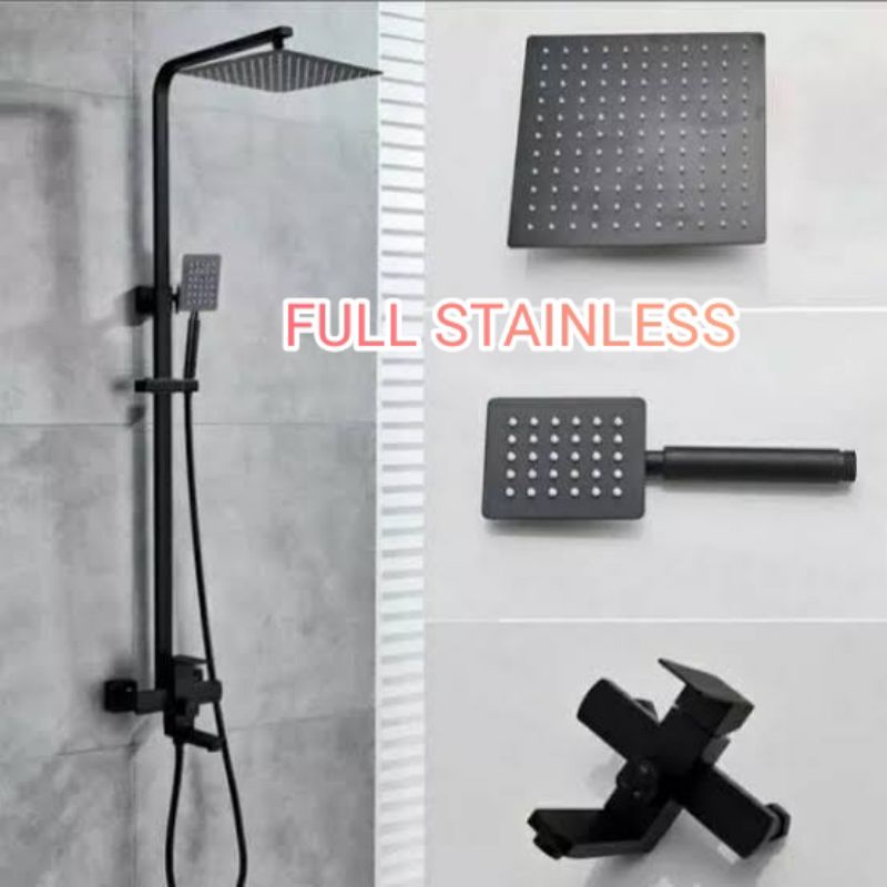 Jual Promo Kran Tiang Panas Dingin Stainless Shower Tiang Stainless