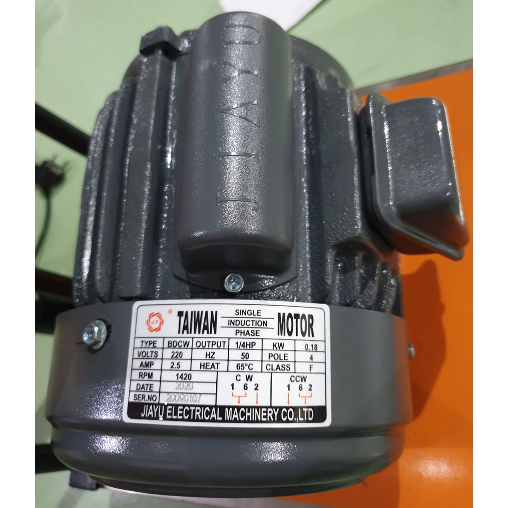 Jual Mesin Dinamo Electro Motor Jiayu 1/4 HP 1 Phase 2 & 4 Pole ...