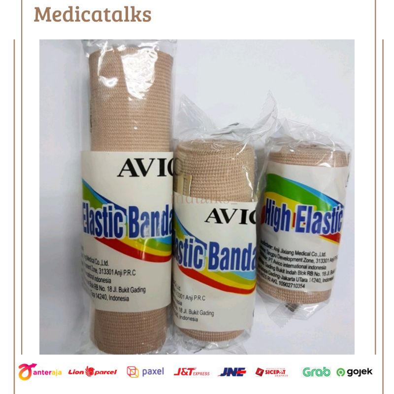Jual Perban Elastis Avico TERMURAH / High Elastic Bandage Avico 3, 4, 6 ...
