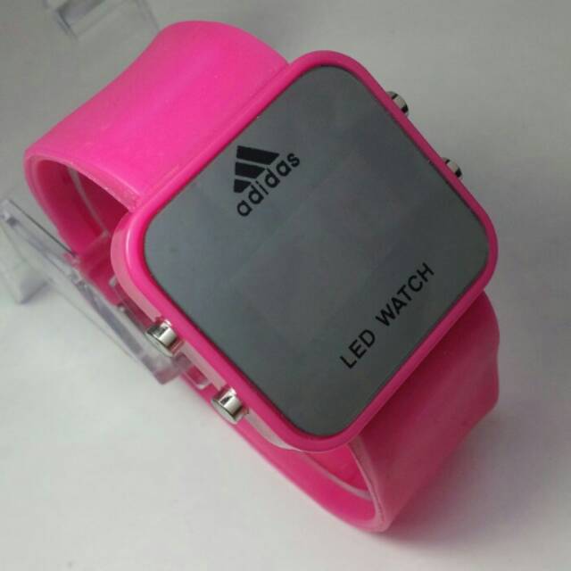 Jam tangan Pria Adidas Led Pink