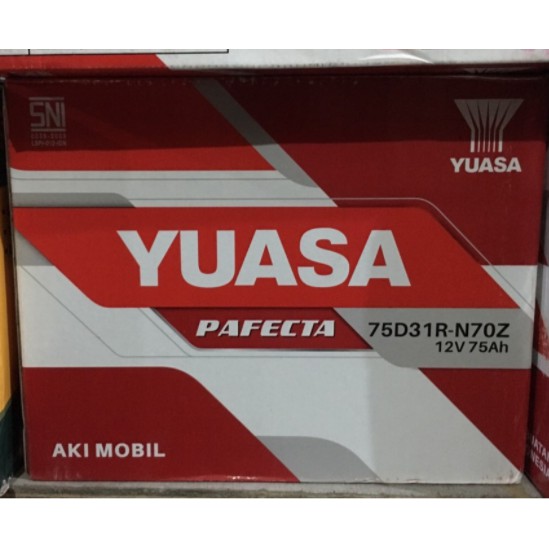 Jual AKI / ACCU BASAH YUASA PERFECTA N70Z / 75D31R PAJERO SPORT