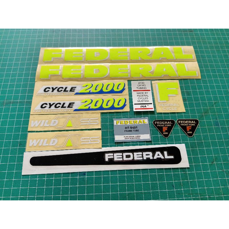 Jual stiker sepeda federal wildcat ss | Shopee Indonesia