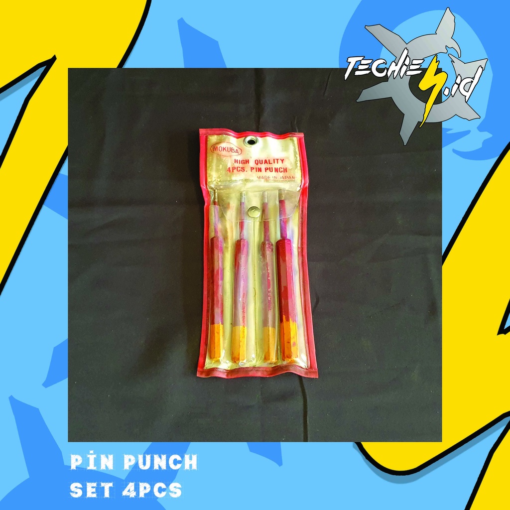 Jual Pin Punch Set 4pcs Merah | Shopee Indonesia
