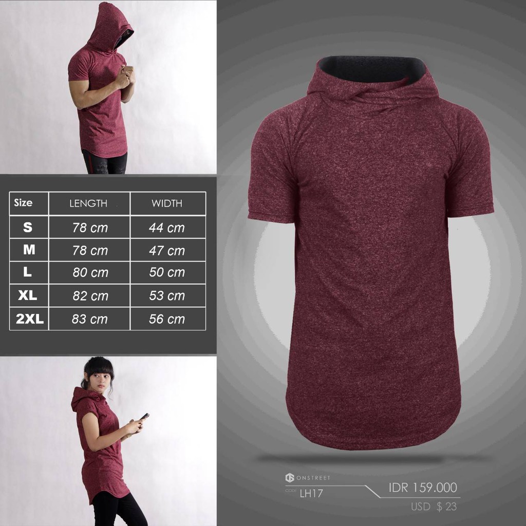 Kaos sale longline hoodie