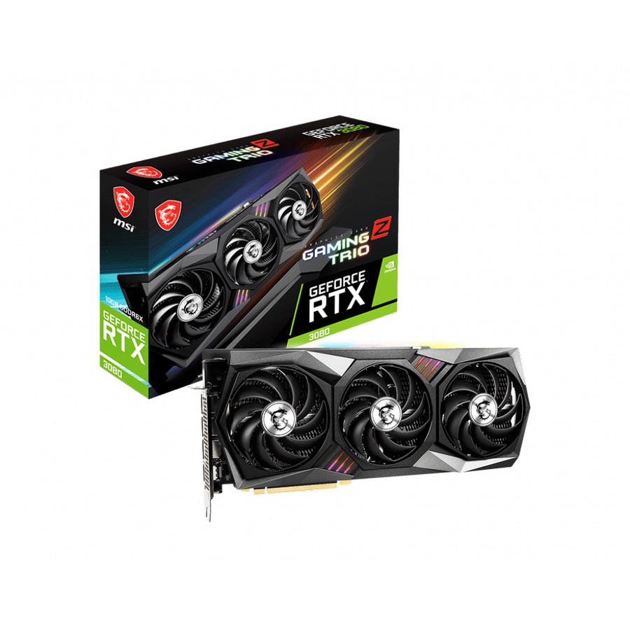 Jual Vga MSI RTX 3080 Gaming Z Trio 10G - Geforce RTX 3080 10GB  