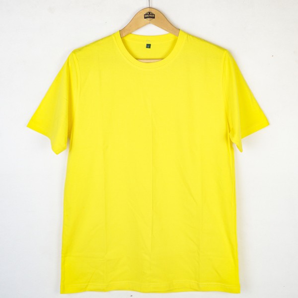 Jual Kaos Polos Madura I Catton Combed 30s I Warna Kuning Lemon Shopee Indonesia 0582