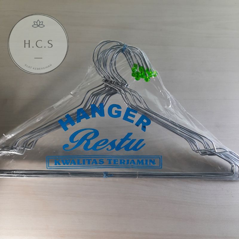 Jual Pcs Hanger Kawat Besi Stainless Anti Karat Cantolan Kastok Gantungan Baju Kawat