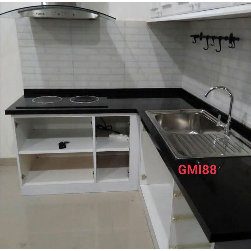 Jual Meja Dapur Top Kitchen Set Granit Asli Shopee Indonesia 8525