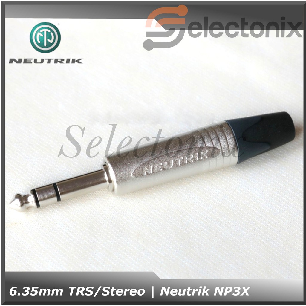Jual Jack Audio 1/4" TRS-Stereo | Neutrik [NP3X] Original | Shopee