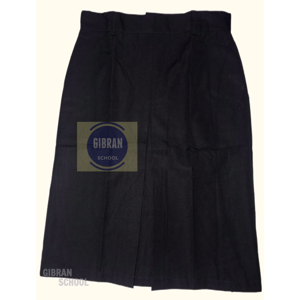 Jual SERAGAM SEKOLAH ROK PENDEK SPAN SMA WARNA HITAM | Shopee Indonesia