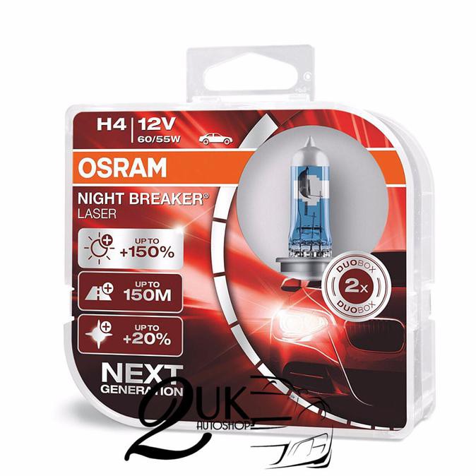 Jual Lampu Mobil OSRAM NBR / NBL / NL NIGHTBREAKER LASER NEXT GEN H4 ...