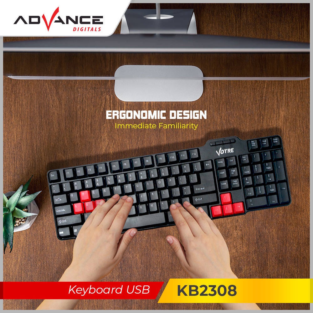 Jual 【READY STOCK】ADVANCE Keyboard USB MTech Komputer Laptop | Shopee ...