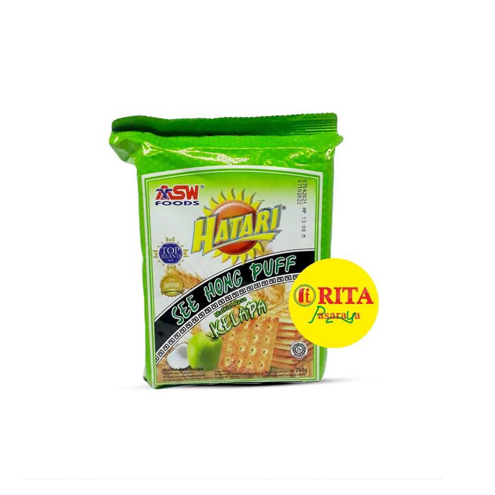 Jual Hatari See Hong Puff Kelapa Pack Gr Shopee Indonesia