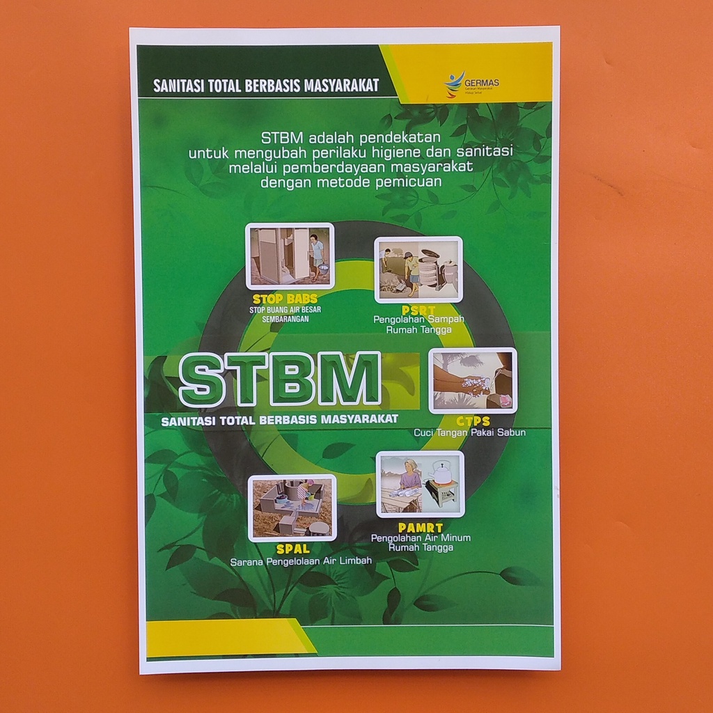 Jual Poster STBM 5 Pilar - Poster Sanitasi Total Berbasis Masyarakat ...