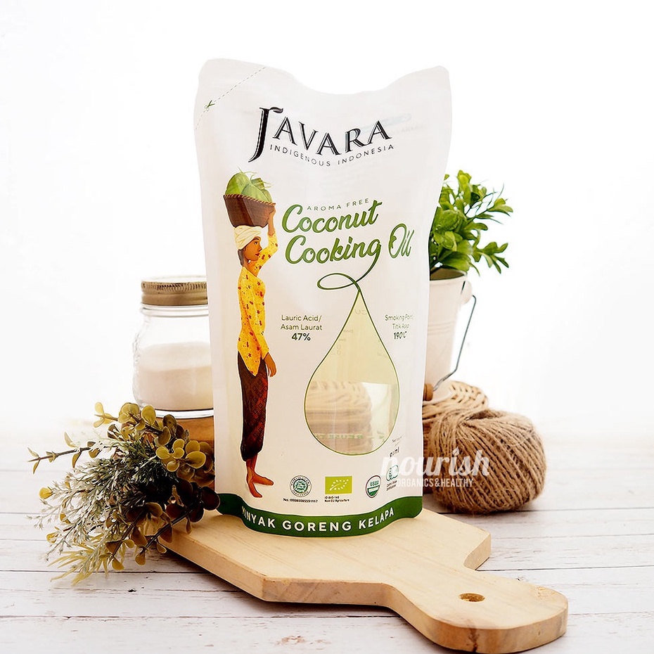 Jual Javara, Minyak Goreng Kelapa Organik 900ml (Coconut Oil) | Shopee ...
