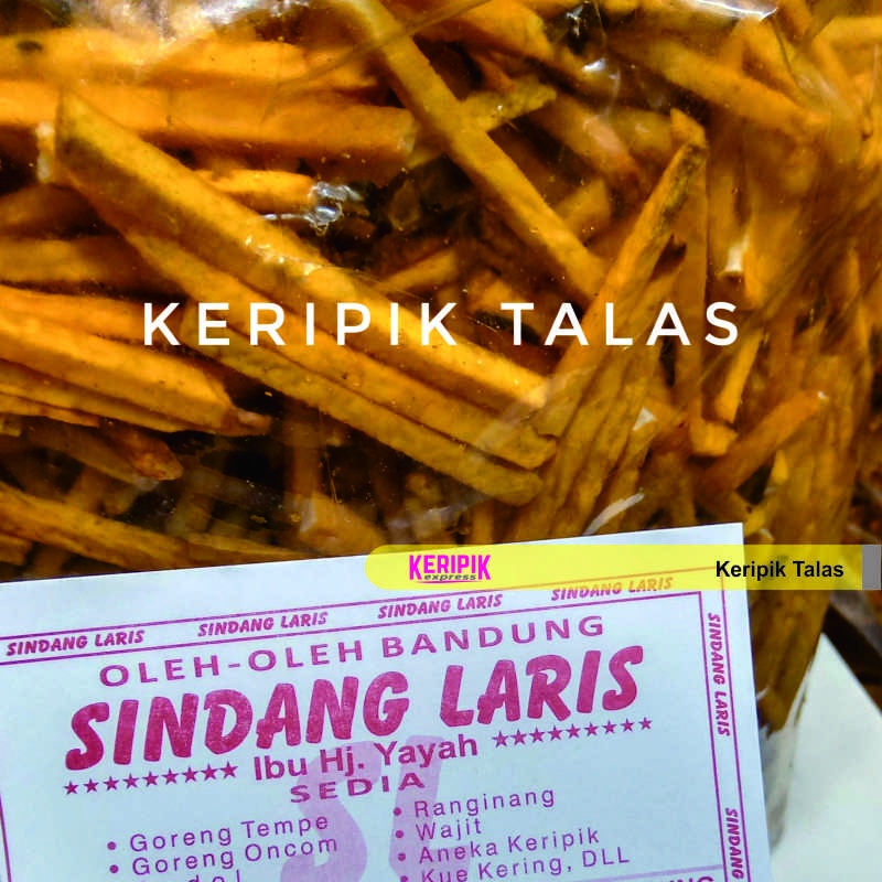 Jual Keripik Talas Sindang Laris Kosambi Bandung 250 gr Shopee Indonesia
