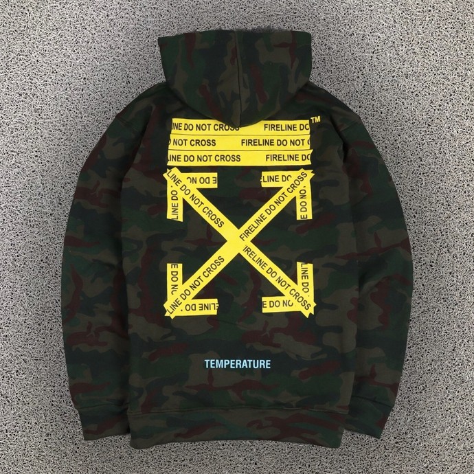 Off white hoodie on sale do not cross