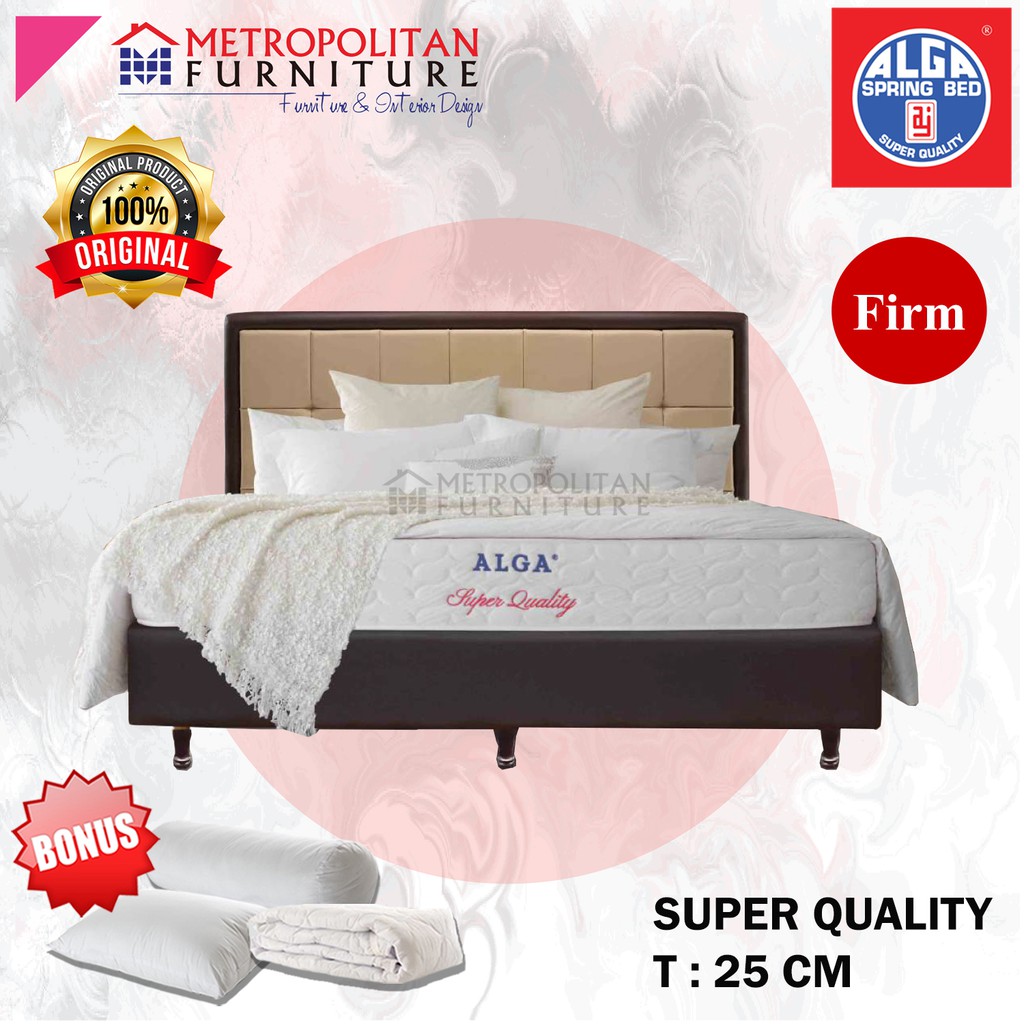 Jual Kasur Springbed ALGA Super Quality FULL SET Spring bed matras