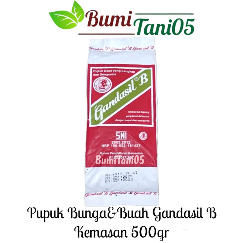 Jual Pupuk Gandasil B Tanaman Bunga Dan Buah Kemasan 500gr Original ...