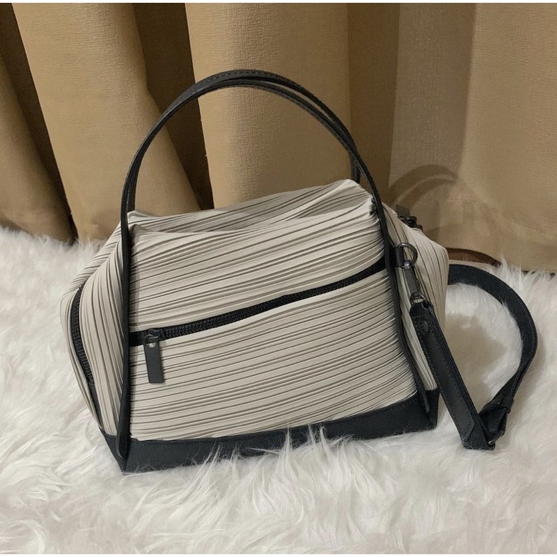 Pleats Please Issey Miyake Bias Sling Bag Review