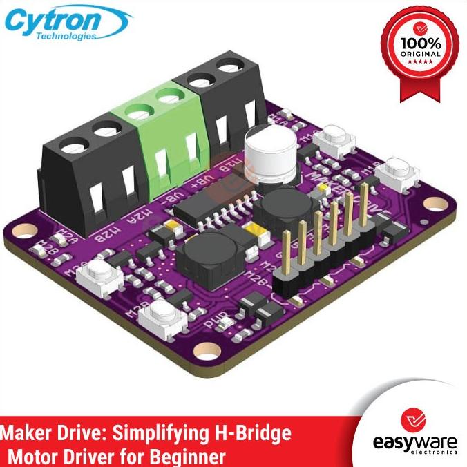 Jual Cytron Maker Drive : Simplifying H-Bridge Motor Driver for ...