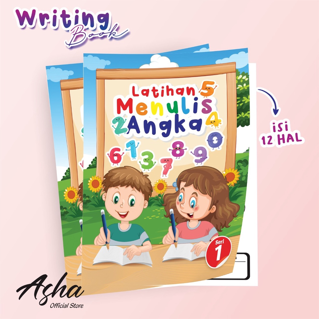 Jual Buku Edukasi Anak Latihan Menulis Angka Buku Latihan Menulis