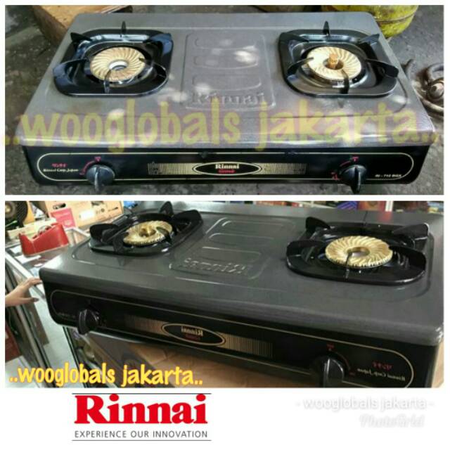 Jual KOMPOR RINNAI RI 712 BGX 2 TUNGKU API LILIN TORNADO BURNER KUNINGAN  BODY BESAR GRANDE SERIES SNI | Shopee Indonesia