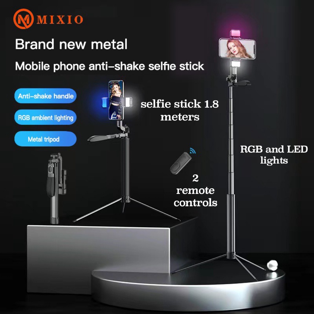 Jual Mixio A S Tongsis M Bluetooth Selfie Stick Tablet Tripod