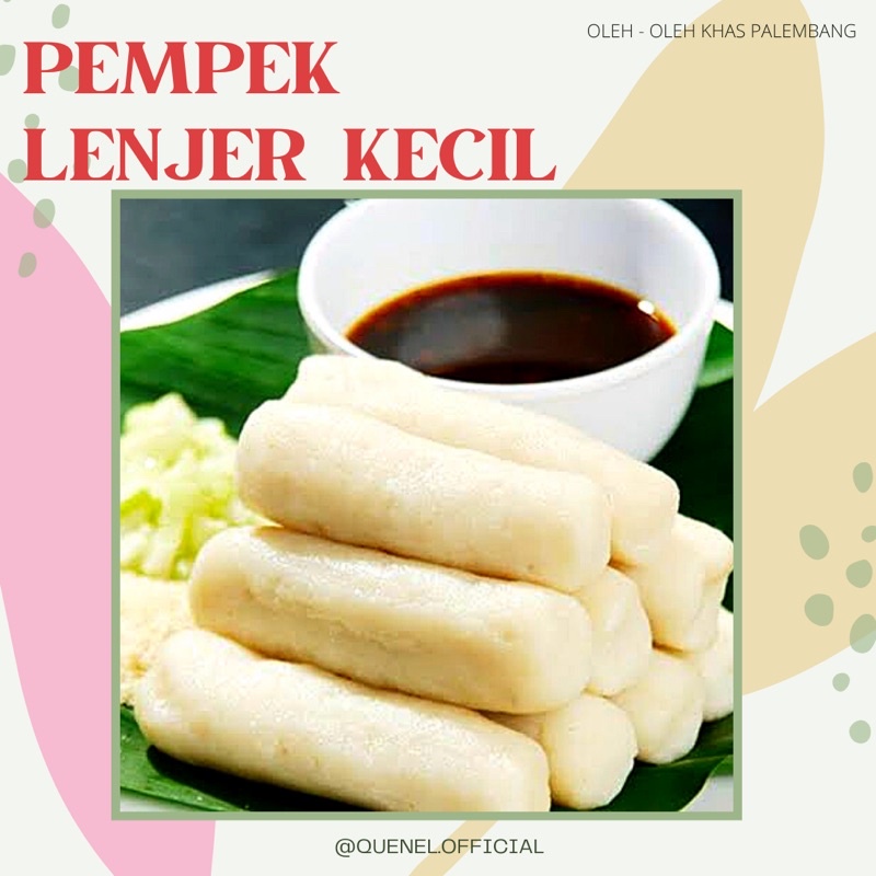 Jual PEMPEK PALEMBANG ASLI LENJER KECIL ISI 5PCS PLUS CUKA KEMASAN ...