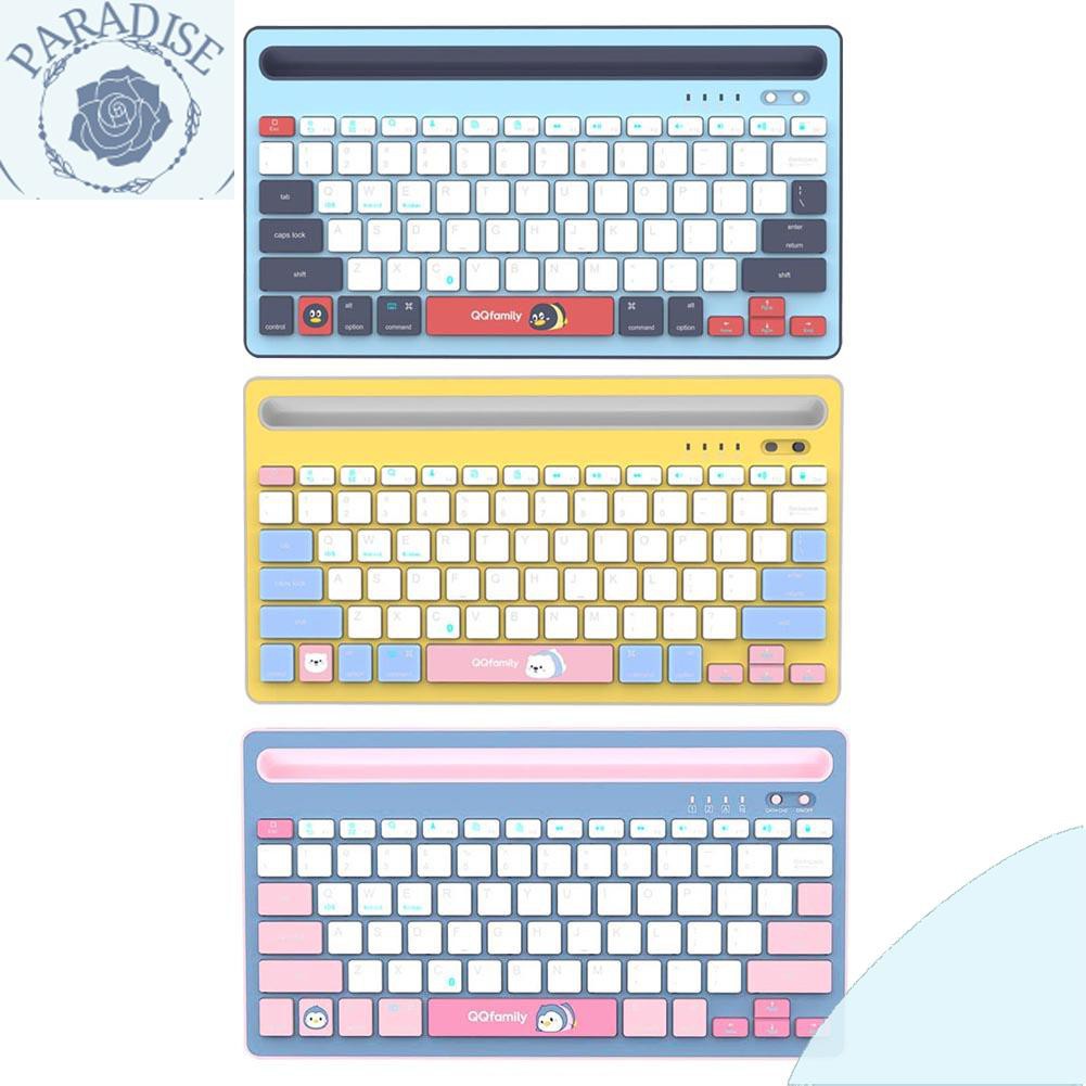 Jual BLUETOOTH WIRELESS KEYBOARD QK300 ( QQ FAMILY ) | Shopee Indonesia